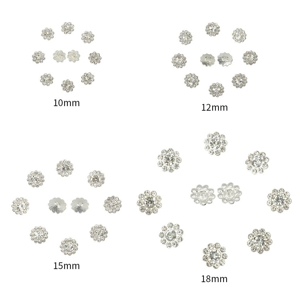 Quality Men'S Accessories - Lot de 10 boutons en métal