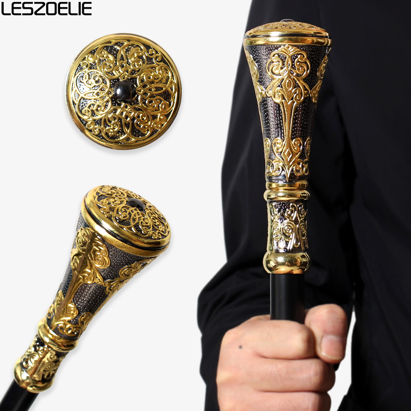 Quality Men'S Accessories - Canne de marche de luxe dorée