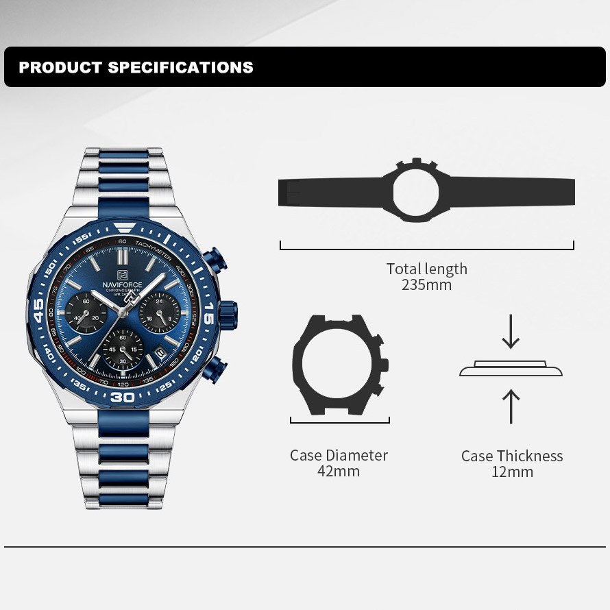 NAVIFORCE montre de mode pour  - Quality Men'S Accessories avis et prix