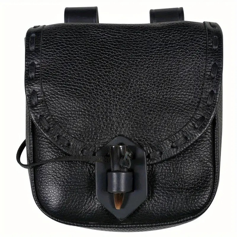 Sac de taille rétro en cuir PU - Men'S Viking Accessories avis et prix