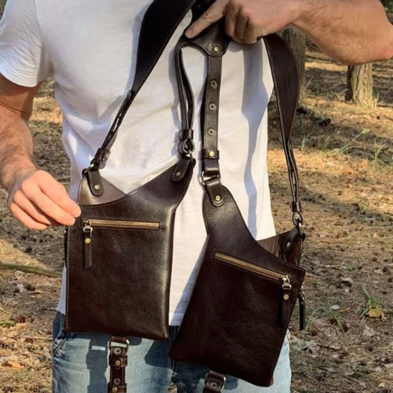 Étui de harnais en cuir Steamp - Men'S Viking Accessories avis et prix