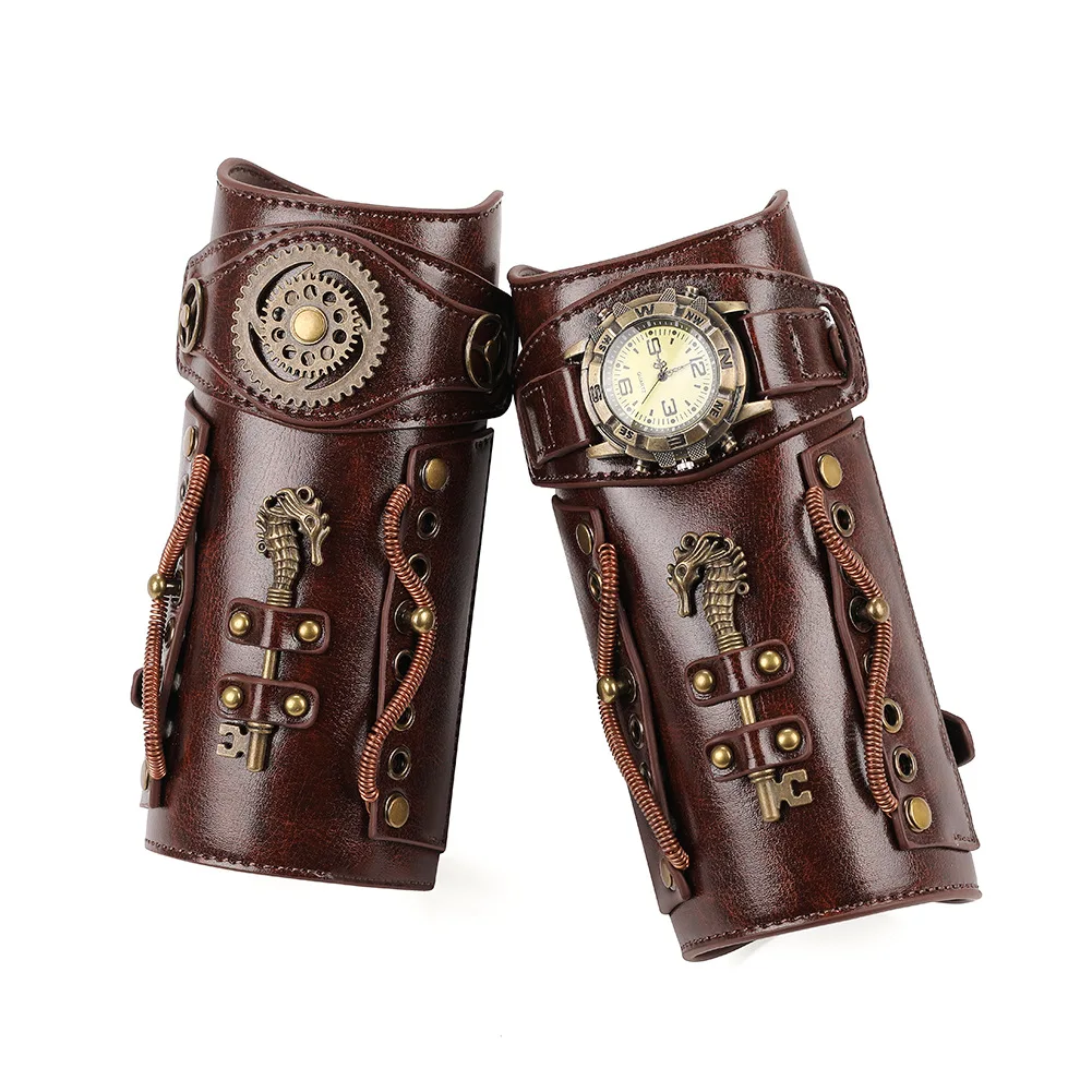 Steampunk Clock Gear Armure Br - Men'S Viking Accessories avis et prix
