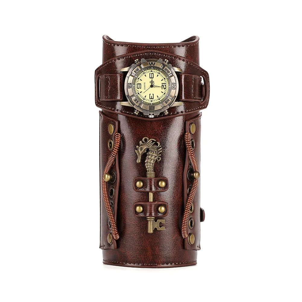 Steampunk Clock Gear Armure Br - Men'S Viking Accessories avis et prix