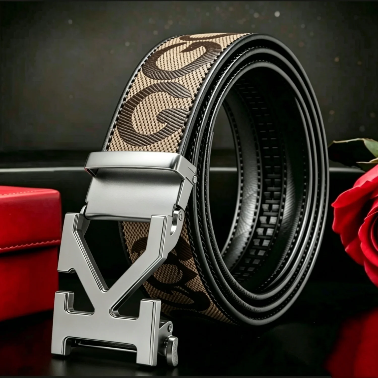 Ceinture POYYAS élégante en mé - Men'S Accessories Designer avis et prix