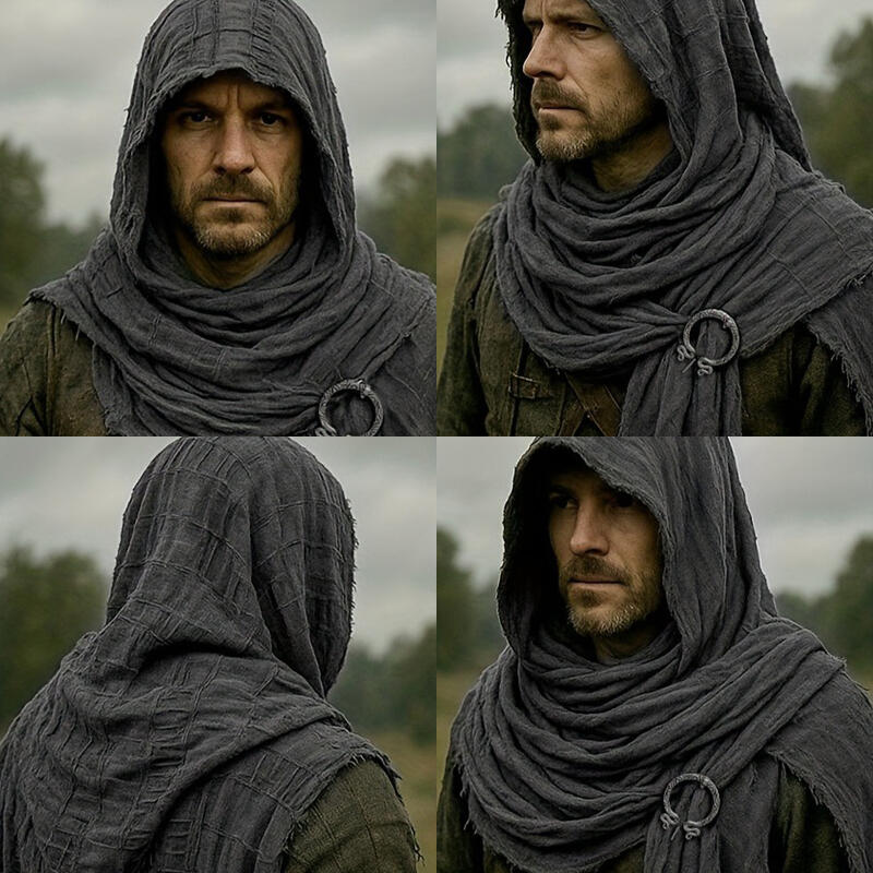 Écharpe médiévale à capuche us - Men'S Viking Accessories avis et prix