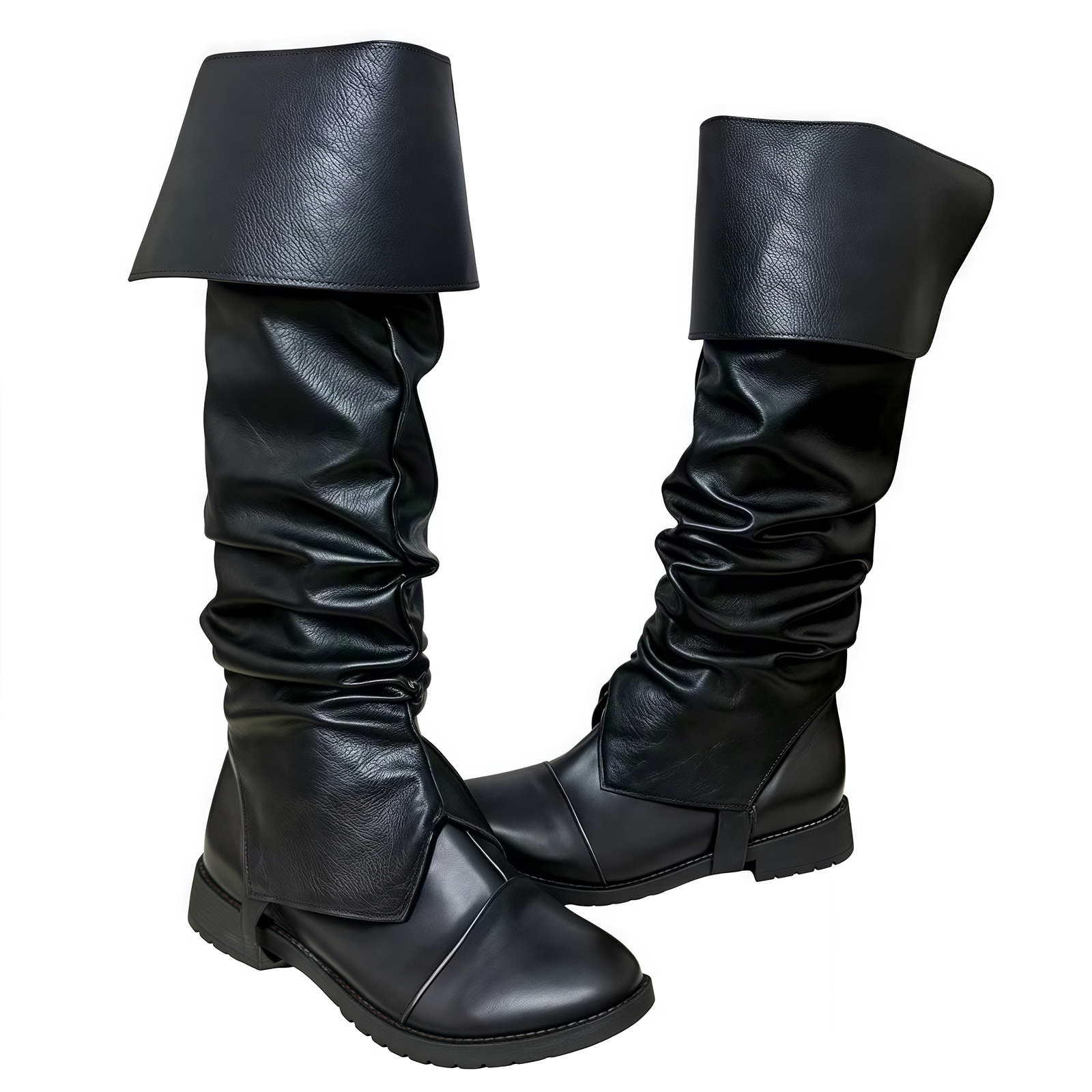 Couvre-bottes de pirate médiév - Men'S Viking Accessories avis et prix