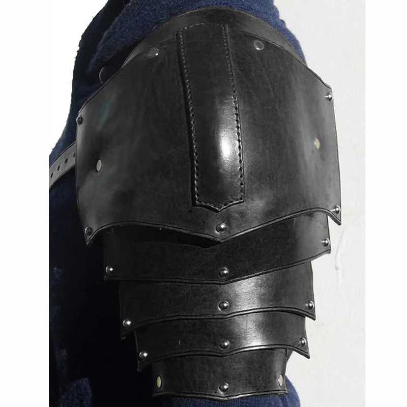 Armure d'épaule en cuir médiév - Men'S Viking Accessories avis et prix