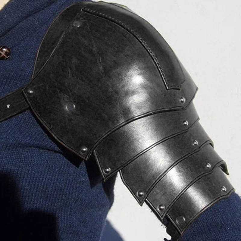 Armure d'épaule en cuir médiév - Men'S Viking Accessories avis et prix
