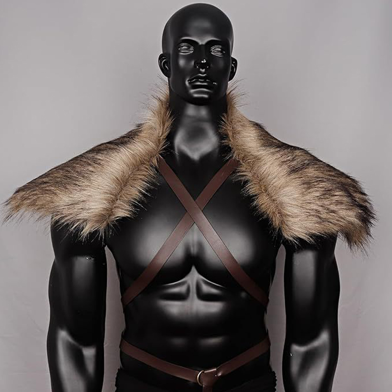 Cape en fausse fourrure pour h - Men'S Viking Accessories avis et prix