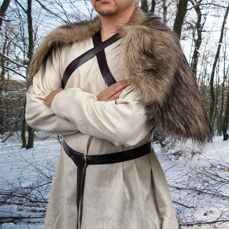 Cape en fausse fourrure pour h - Men'S Viking Accessories avis et prix