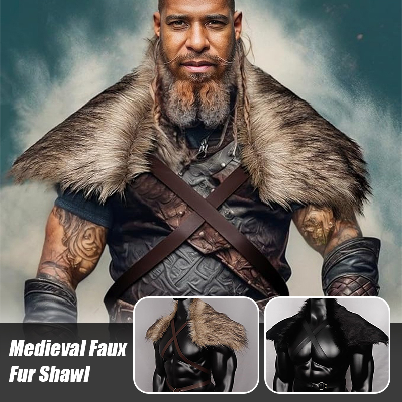 Cape en fausse fourrure pour h - Men'S Viking Accessories avis et prix