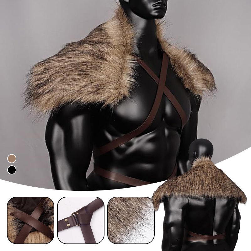 Cape en fausse fourrure pour h - Men'S Viking Accessories avis et prix